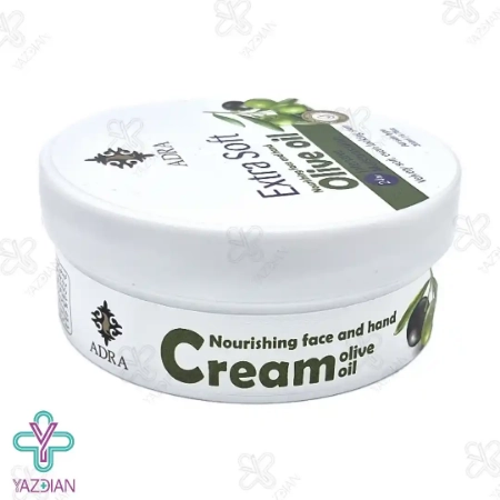 کرم مرطوب کننده زیتون آدرا قوطی - 200 میلی لیتر