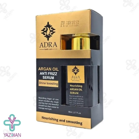 سرم مو مغذی و آنتی فریز آرگان آدرا - 80 میلی لیتر	