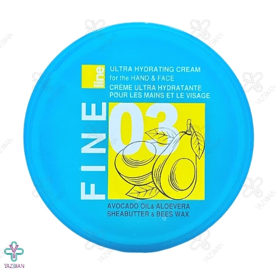 کرم مرطوب کننده دست و صورت فاین لاین - 230 میلی لیتر	