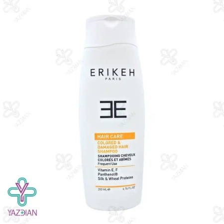 شامپو موهای رنگ شده و آسیب دیده اریکه - 200 میلی لیتر	