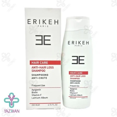 شامپو تقویت کننده ضد ریزش و حجم دهنده اریکه - 200 میلی لیتر	
