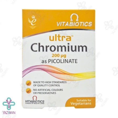 قرص اولترا کرومیوم 200 میکروگرم ویتابیوتیکس - 60 عددی