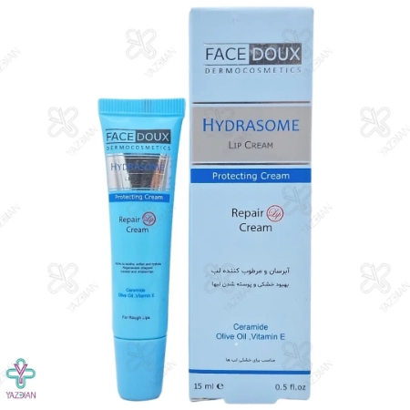 کرم مرطوب کننده و محافظ لب هیدرازوم فیس دوکس - 15 میلی لیتر	