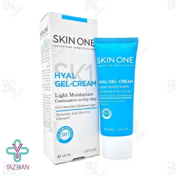  ژل کرم مرطوب کننده هیال پوست مختلط تا چرب اسکین وان - 40 میلی لیتر 