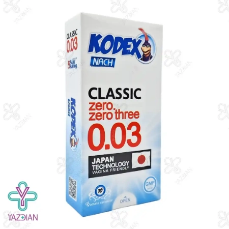 کاندوم بسیار نازک مدل 0.03 کدکس - 10 عددی