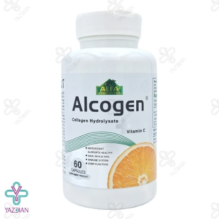 کپسول پوست، مو و ناخن‌ آلکوژن آلفا ویتامینز حاوی کلاژن - 60 عددی