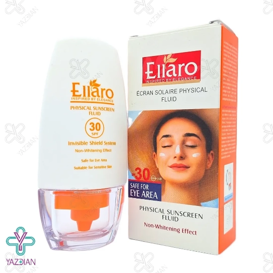 فلوئید ضد آفتاب فیزیکال SPF30 الارو - بی رنگ