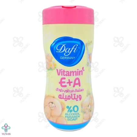 دستمال مرطوب کودک قوطی دافی - 70عددی