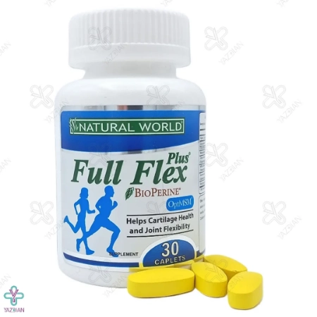 کپسول مفاصل گلوکزامین کندروتین فول فلکس پلاس نچرال ورد - 30 عددی