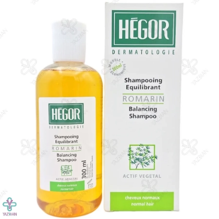 شامپو متعادل کننده رزماری هگور مناسب موهای معمولی - 300 میلی لیتر	