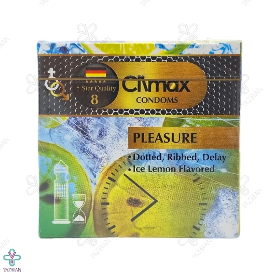 کاندوم خاردار تاخیری با رایحه لیمو کلایمکس - 3 عددی