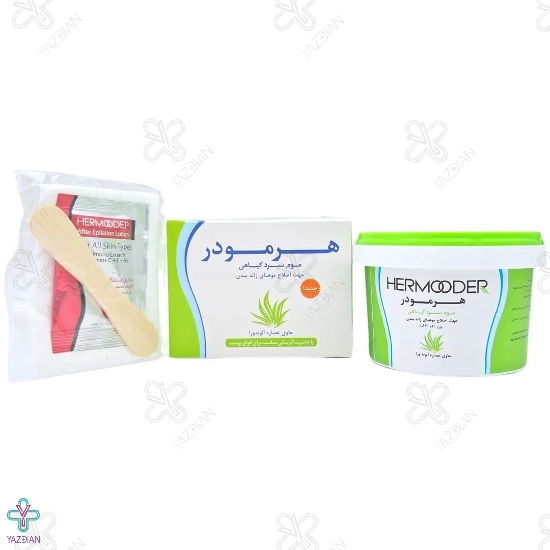 موم سرد گیاهی هرمودر حاوی عصاره آلوئه ورا - 300 گرم