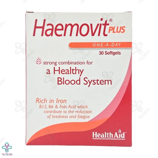 کپسول آهن هموویت پلاس هلث اید - 30 عددی