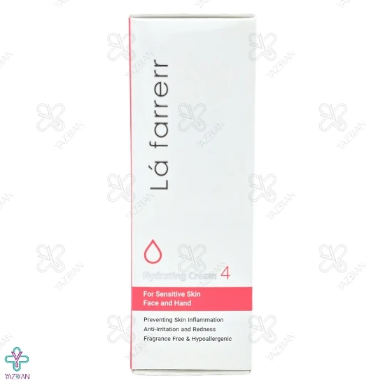 کرم مرطوب کننده و آبرسان پوست حساس لافارر - 75 میلی لیتر