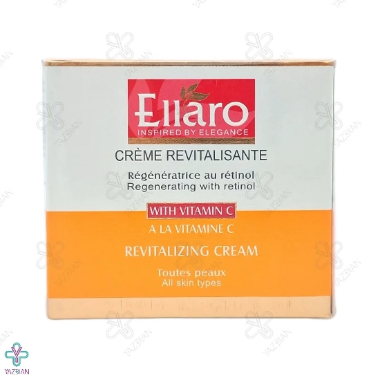 کرم جوان کننده و ضدچروک ویتامین C الارو - 50 میلی لیتر