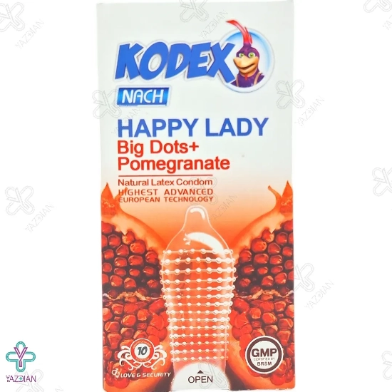 کاندوم خاردار هپی لیدی کدکس - 10 عددی	