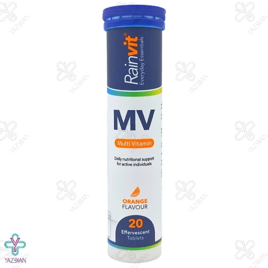  قرص جوشان مولتی ویتامین رین ویت ( پرتقالی ) - 20 عددی