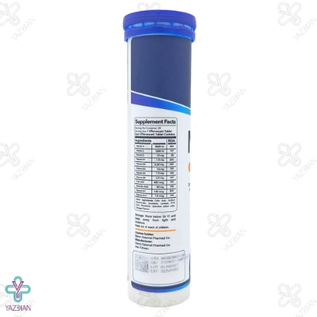  قرص جوشان مولتی ویتامین رین ویت ( پرتقالی ) - 20 عددی