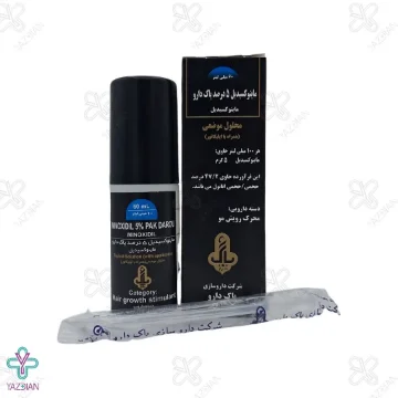 محلول تقویت مو ماینوکسیدیل 5 درصد پاک دارو - 60 میلی لیتر