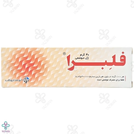 ژل موضعی ضد درد هپارین فلبرا ایده دارو طب - 40 گرم