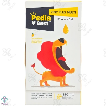 شربت تقویت کودکان زینک پلاس مولتی پدیابست - 150 میلی لیتر