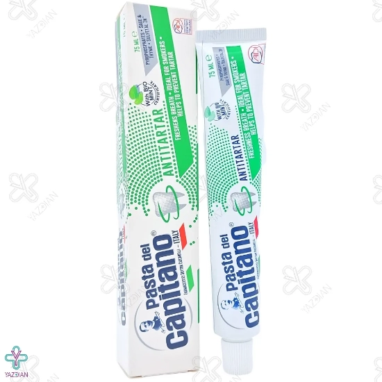 خمیر دندان ضد جرم سیگار مدل AntiTartar پاستا دل کاپیتانو - 75 میلی لیتر