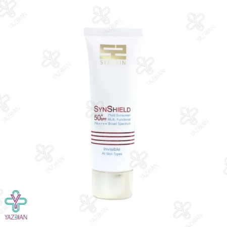 فلوئید ضد آفتاب SPF50 ساین اسکین مناسب انواع پوست - بی رنگ