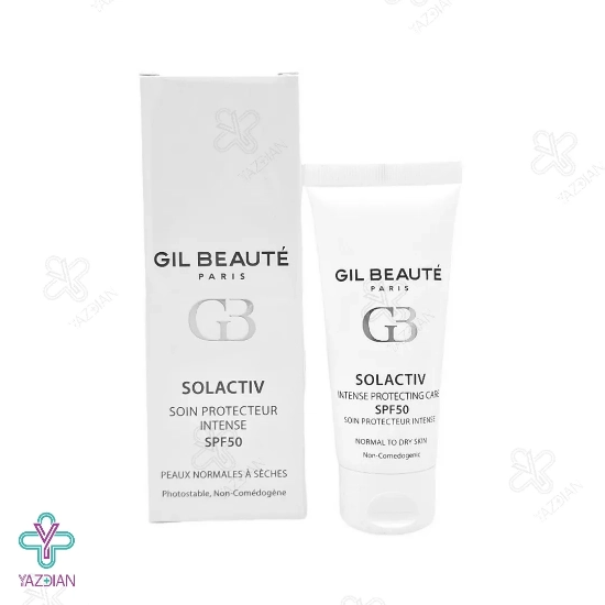 کرم ضد آفتاب SPF 50 قوی ژیل بوته مناسب پوست خشک و نرمال - بی رنگ