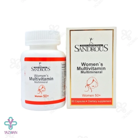 کپسول مولتی مینرال بانوان بالای 50 سال سندروس - 60 عددی