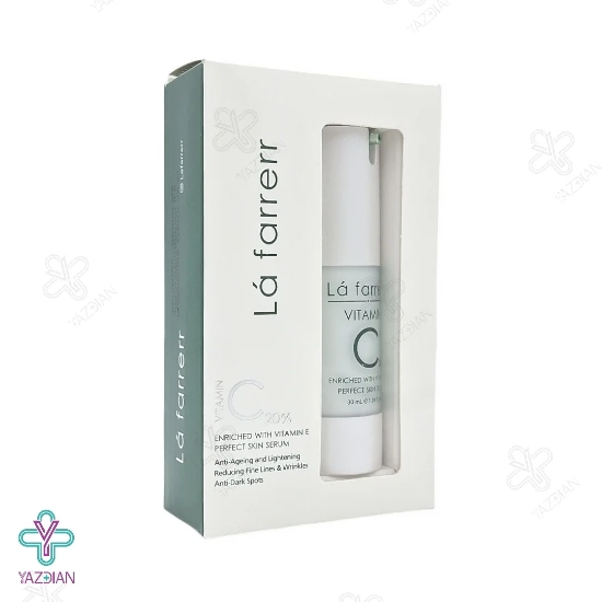 سرم ضد چروک و روشن کننده ویتامین ث 20 درصد لافارر - 20 میلی لیتر	