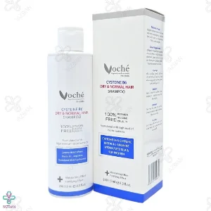 شامپو تقویت کننده سیستین B6 موهای خشک و معمولی وچه - 250 میلی لیتر 