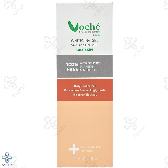 ژل روشن کننده و ضد لک پوست چرب و آکنه ای ( Voche ) وچه - 30 میلی لیتر