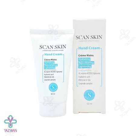 کرم دست روشن کننده و ضد چروک اسکن اسکین - 50 میلی لیتر
