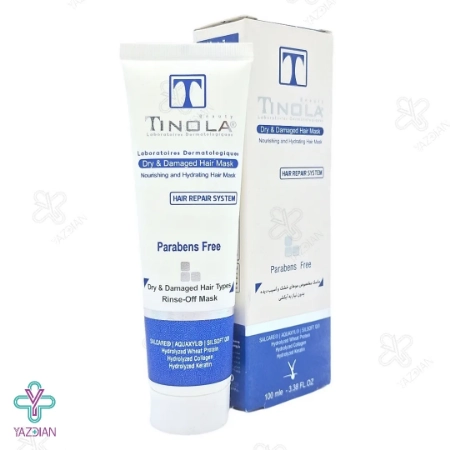 ماسک مو ترمیم کننده موهای خشک و آسیب دیده تینولا (بدون آبکشی) - 100 میلی لیتر	