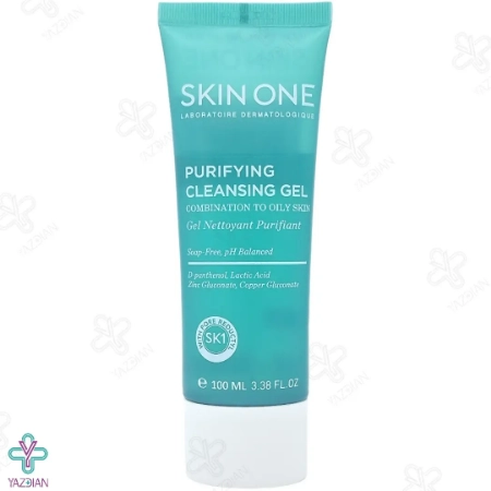 ژل شستشوی صورت مناسب پوست چرب و مختلط اسکین وان - 100 میلی لیتر	