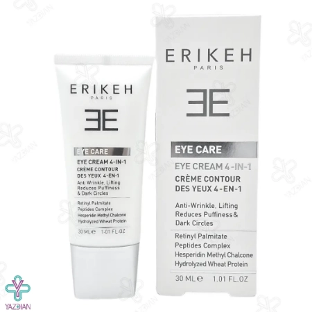 کرم ضد چروک و دور چشم 4 در 1 اریکه - 30 میلی لیتر	