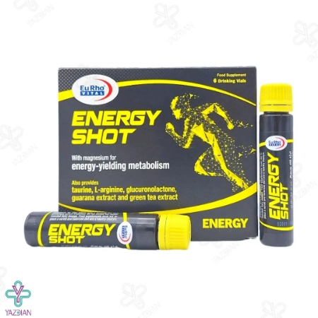 ویال خوراکی انرژی شات یوروویتال - 6 عددی	