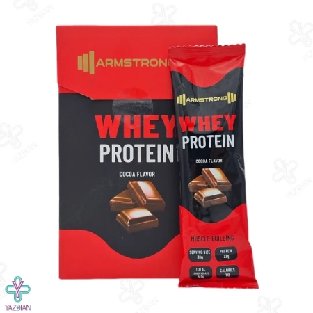 ساشه پروتئین وی شکلاتی آرمسترانگ - 12 عددی	