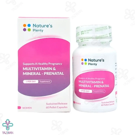 قرص مولتی ویتامین پریناتال بانوان نیچرز پلنتی - 60 عددی	