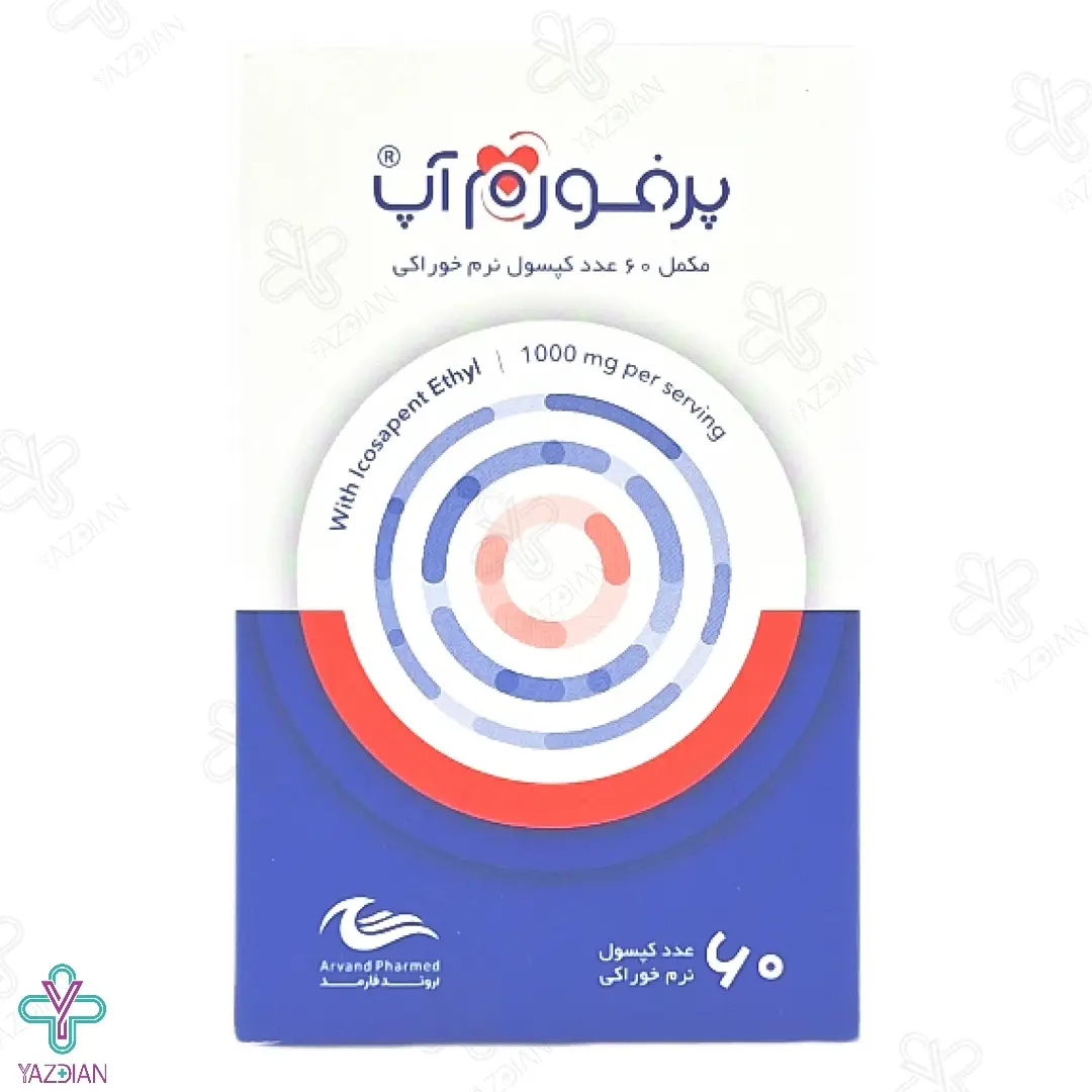 کپسول قلب و عروق پرفورم آپ اروند فارمد - 60 عددی	