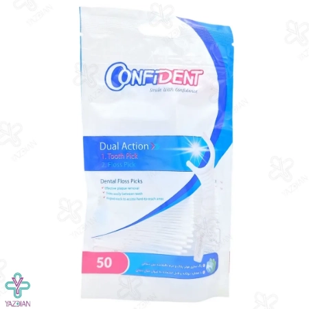 نخ و خلال دندان کمانی کانفیدنت - 30 عددی	