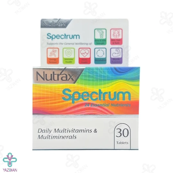 قرص مولتی ویتامین مینرال اسپکتروم نوتراکس - 30 عددی	