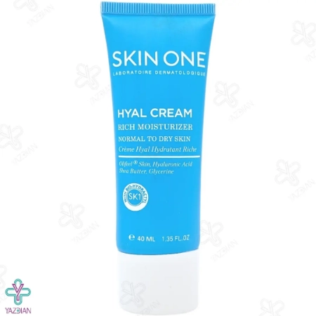 کرم مرطوب کننده هیال پوست نرمال تا خشک اسکین وان - 40 میلی لیتر	