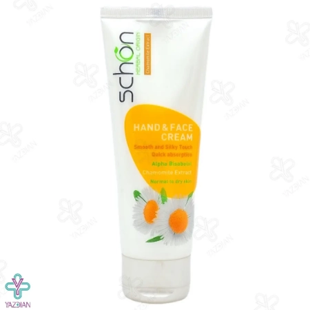 کرم نرم کننده دست و صورت تیوپی بابونه شون - 75 میلی لیتر	