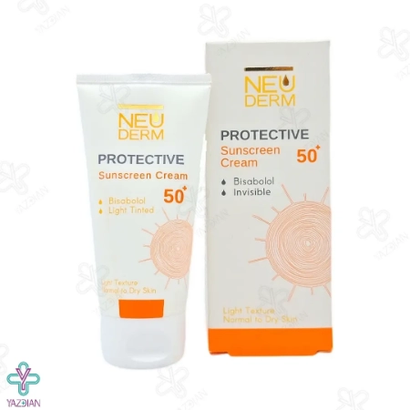 کرم ضد آفتاب SPF 50 پوست خشک نئودرم - بی رنگ