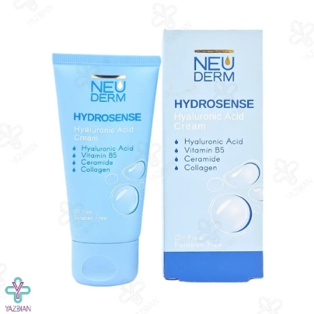 کرم مرطوب کننده هیدروسنس تیوپی نئودرم - 50 میلی لیتر