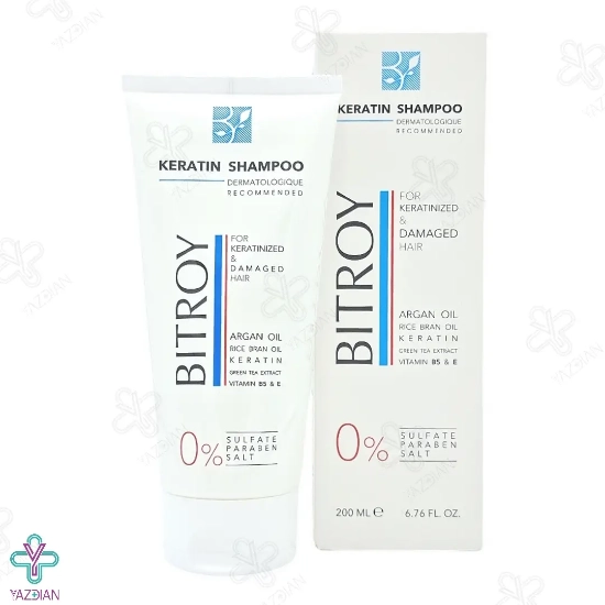شامپو کراتینه بدون سولفات بیتروی - 200 میلی لیتر	