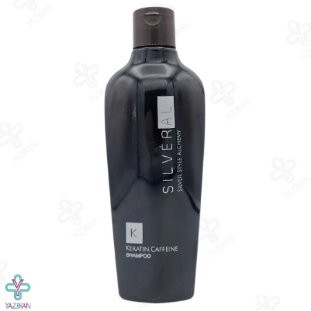 شامپو بدون سولفات تقویت کننده کراتین و کافئین سیلورال - 250 میلی لیتر	
