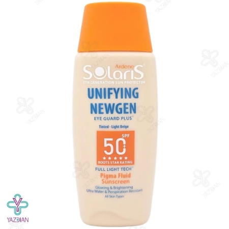 فلوئید ضد آفتاب SPF50 روشن کننده آردن سولاریس - بژ روشن	