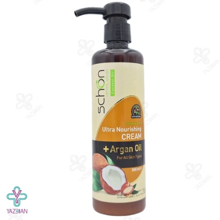 کرم مرطوب کننده نارگیل پمپی شون - 300 میلی لیتر	